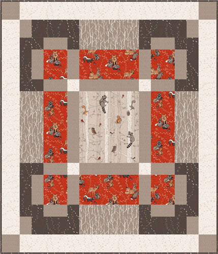 PS408 Woodland Scamper - Baby Quilt