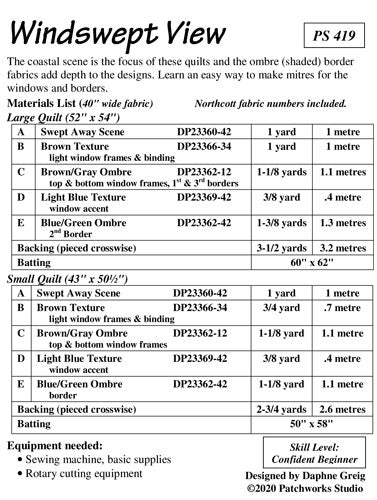 PS419 Supply List