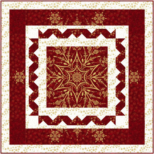 PS435 Crystal Ribbons Wall Quilt-Red