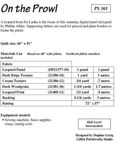 PS365 Supply List