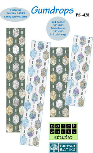 PS428 Gumdrops Bed Runners and Table Runners
