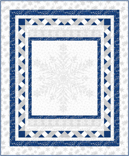 PS435 Crystal Ribbons Lap Quilt-Blue