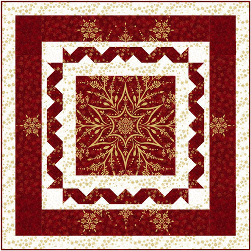 PS435 Crystal Ribbons Wall Quilt-Red