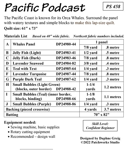 PS458-Supply List